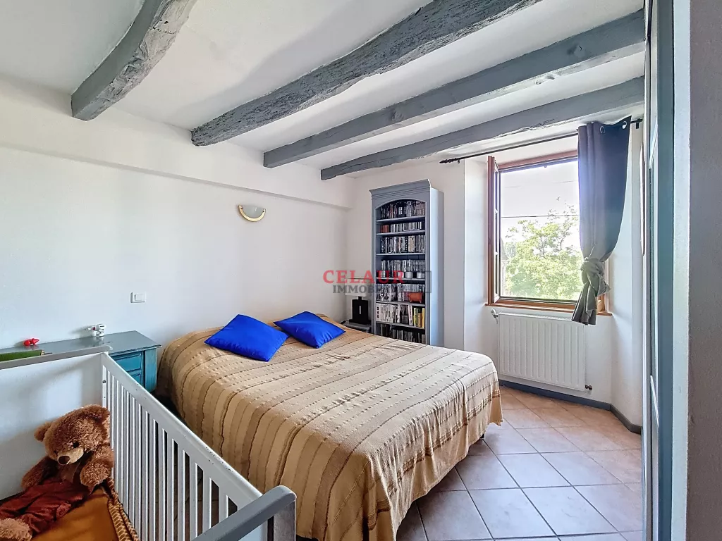 Stone building complex with swimming pool